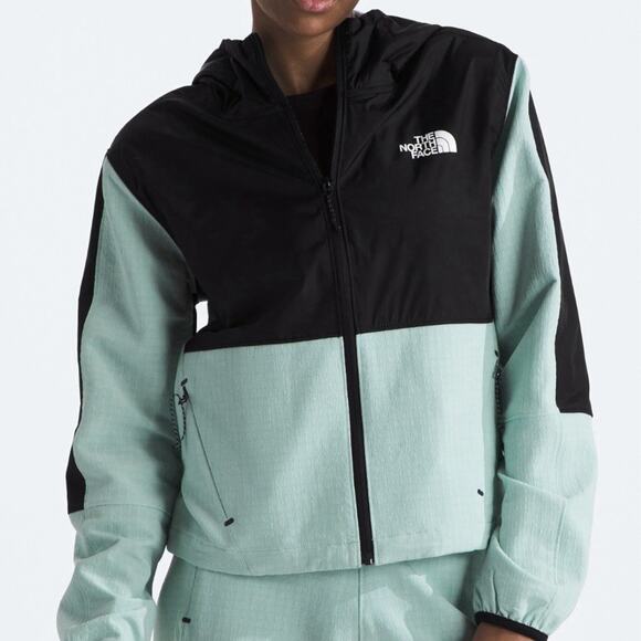 The North Face Jacket Size Large Womens Muted Pine Green Tekware Grid Hybrid - Picture 2 of 14